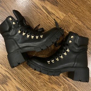 Steve Madden Combat Boots Size 7